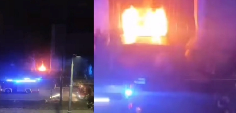 Policja ujęła sprawcę podpalenia drzwi bazyliki w Dąbrowie Górniczej [Wideo]