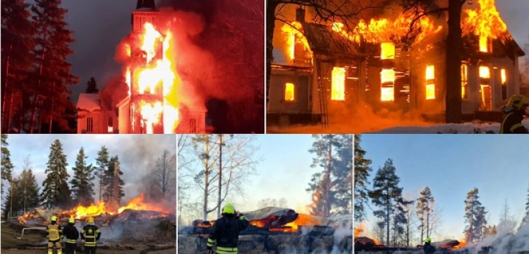 Finlandia. Podpalono kościół w Boże Narodzenie – w środku byli wierni, a drzwi zaryglowano