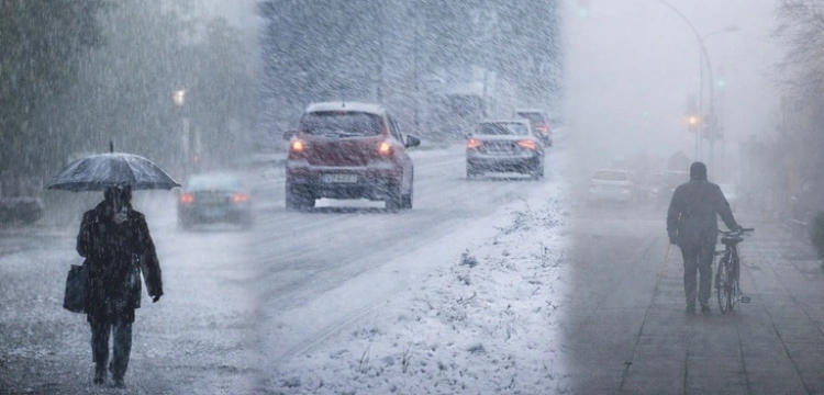Deszcz, śnieg i mgła nad Polską. Pogoda da się we znaki kierowcom i pieszym