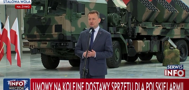 Szef MON podpisał umowę na dostawy pojazdów minowania narzutowego BAOBAB-K