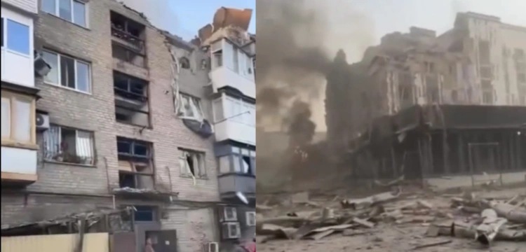 Pokrowsk. Rakiety uderzyły w blok. Wiele ofiar i rannych