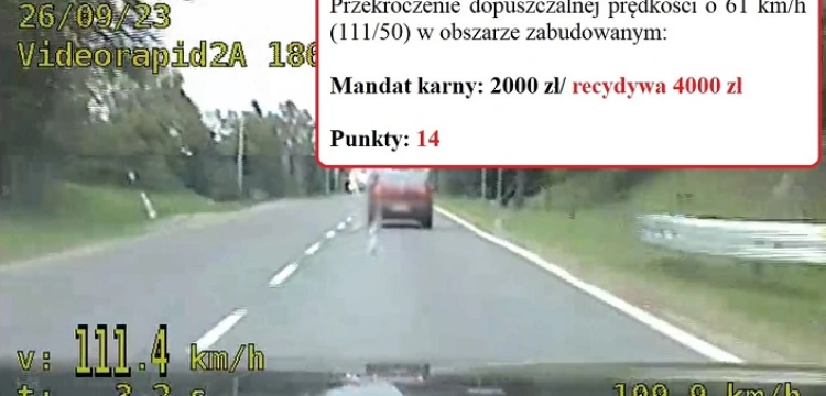 „Zarobił” 265 punktów karnych uciekając policjantom [Wideo]
