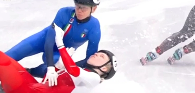 Groźny wypadek polskiej łyżwiarki w Mediolanie [Wideo]