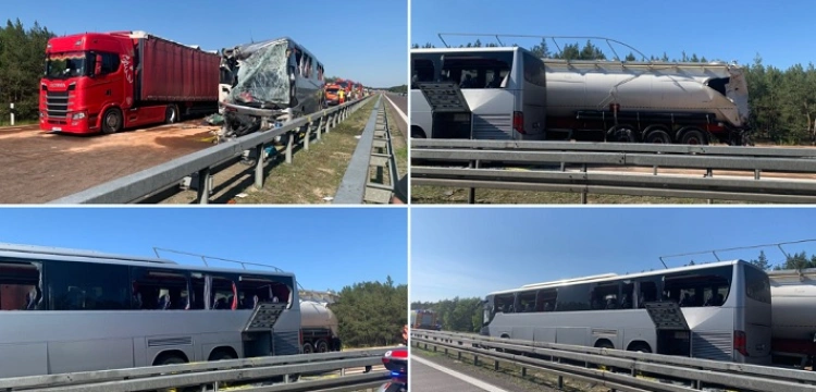 Wypadek polskiego autokaru w Niemczech. Są wstępne przyczyny