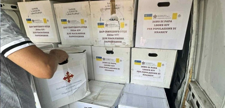 Papieża pomaga Ukrainie: paczki z żywnością dla rodzin w Charkowie
