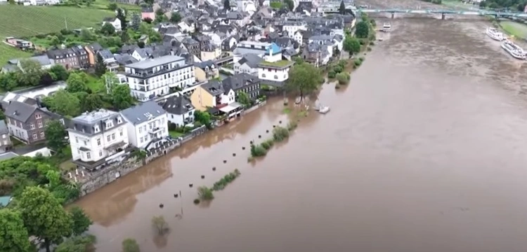 Niemcy walczą z żywiołem. Powodzie w Kraju Saary