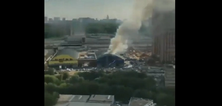 Kolejny ogromy pożar w Moskwie