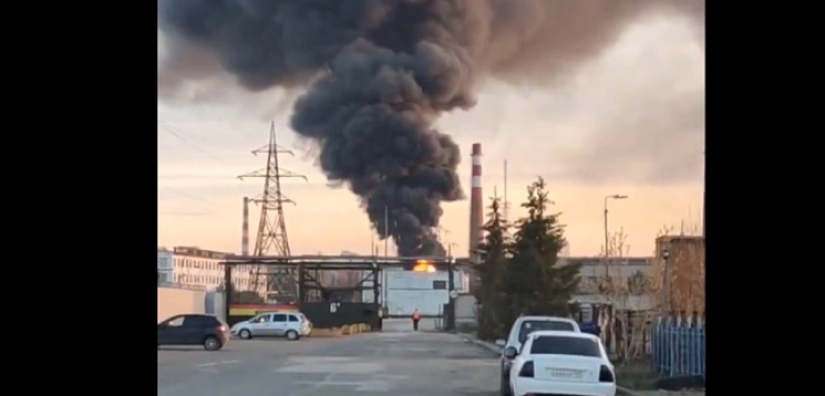 Rosja. Zakłady produkujących systemy rakietowe w ogniu