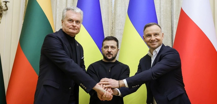 Prezydent Duda we Lwowie: Symboliczna kompania czołgów dla Ukrainy to dobry początek