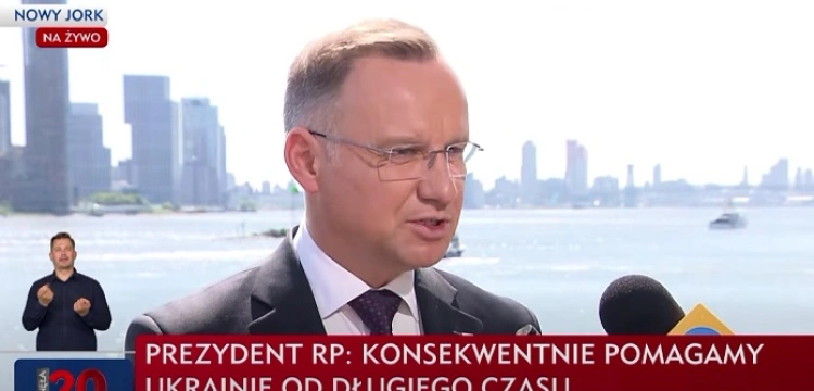 Prezydent o spotkaniu z Zełenskim: Spadło z agendy [Wideo]