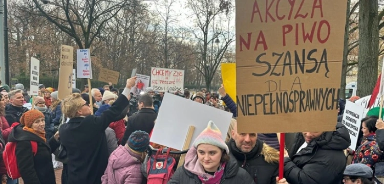 Protesty osób z niepełnosprawnościami to walka o ich lepszą przyszłość