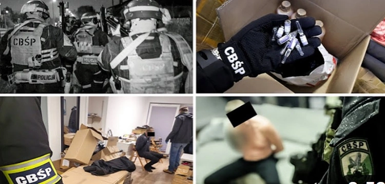 Lukiwdacja 3 fabryk i 6 magazynów. Jedna z największych akcji w historii CBŚP przeciwko przestępczości farmaceutycznej