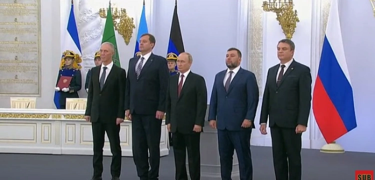 Putin ogłosił aneksję ukraińskich terytoriów. Ryzyko eskalacji wojny
