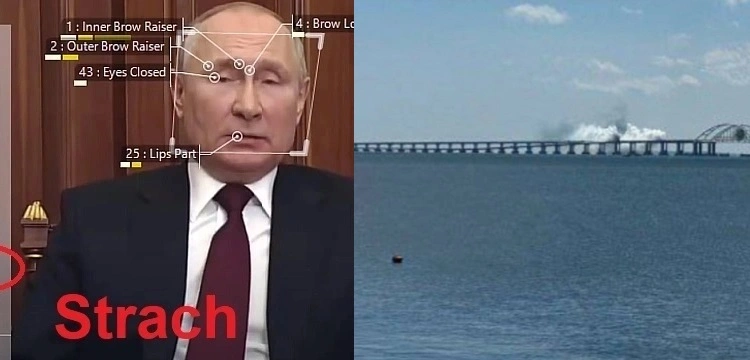 Fum pe Podul Crimeei.  Agresorii ruși vorbesc despre invazia ucraineană