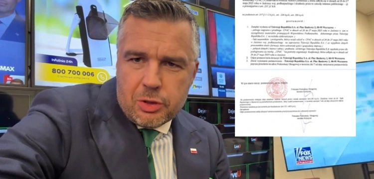 Prokuratura żąda danych od Telewizji Republika. Rachoń: „Nie będziemy ułatwiać ataków Tuska”. Sprawa odbiła się echem w USA