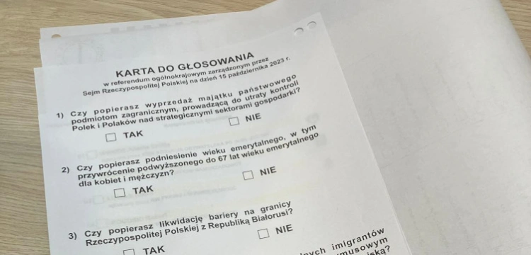 UWAGA! Komisja NIE MOŻE dopytywać o wydanie karty referendalnej