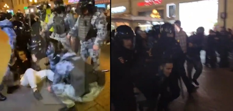 Rosjanie nie chcą ginąć na Ukrainie. Ogromne protesty w Rosji po ogłoszeniu mobilizacji przez Putina [Wideo]