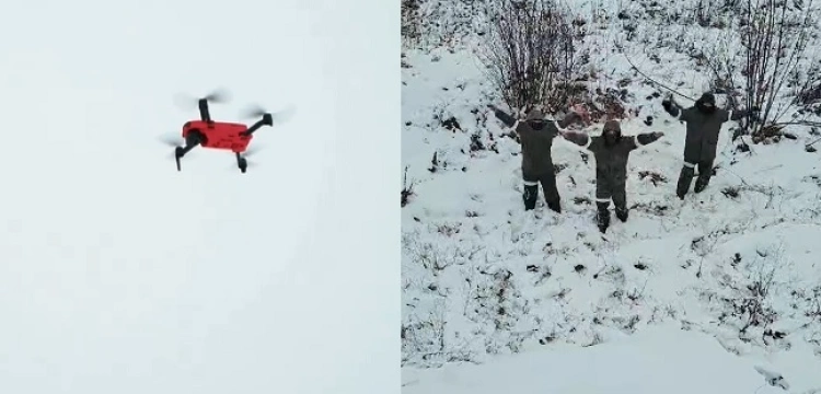 Ukraina. Rosjanie mogą poddawać się przed dronami [Wideo]