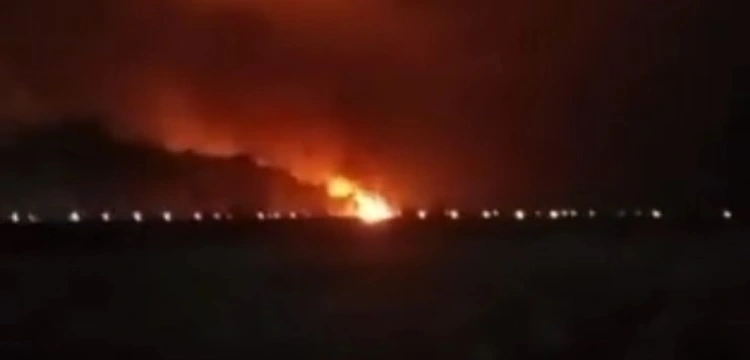 Rosyjska fabryka akumulatorów w Jelcu w ogniu ukraińskich dronów