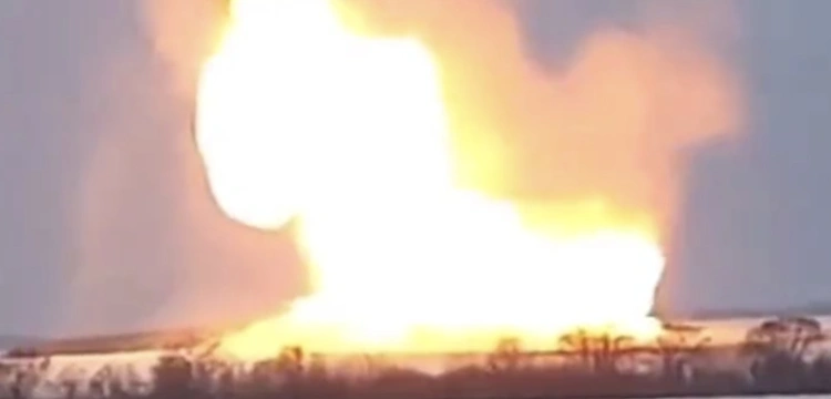 Pilne! Eksplozja w rosyjskim gazociągu, którym przesyłano surowiec do Europy