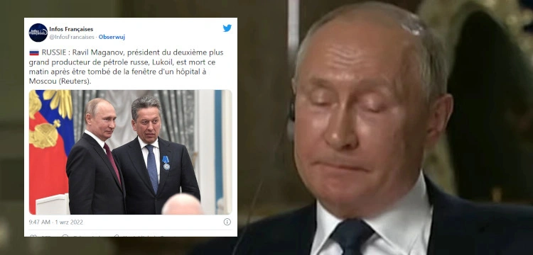 Nieszczęśliwy wypadek? Wiceszef Łukoila… wypadł z okna