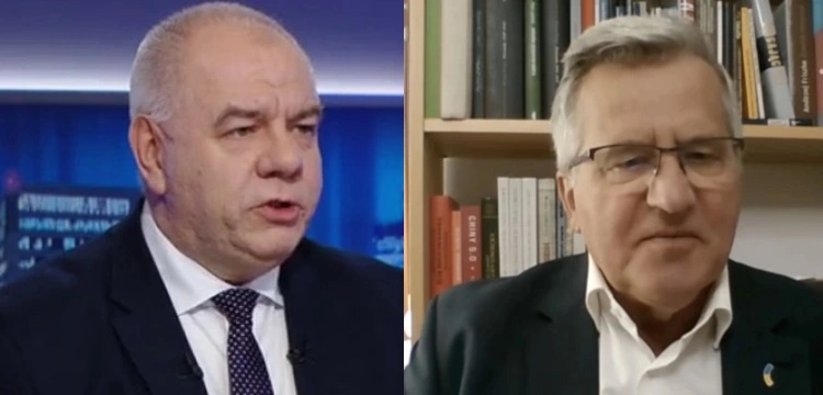 Sasin mocno o słowach Komorowskiego o „warszawskim kamuflażu Bidena”