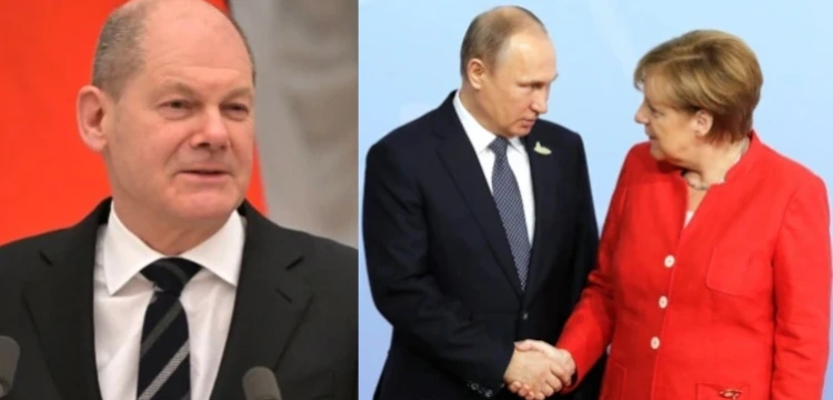 Scholz broni polityki Merkel względem Rosji