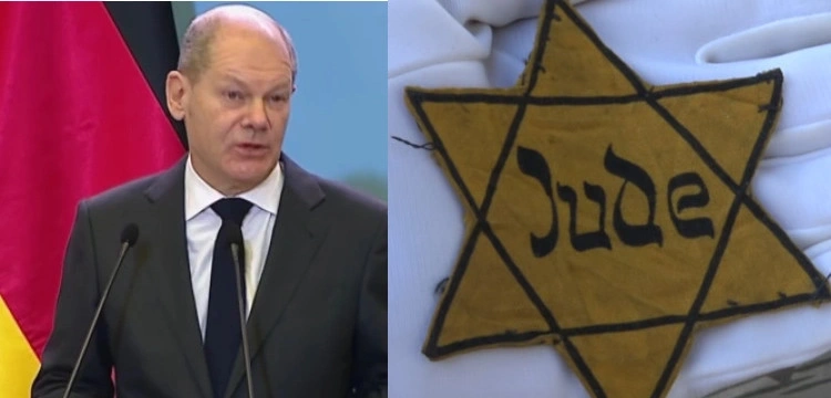 Antysemityzm - belka w niemieckim oku Scholza