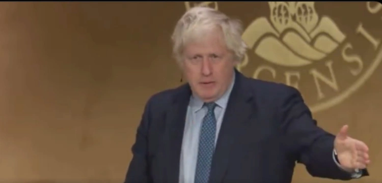 B. premier W. Brytanii: Nawet ślimak dotarłby do polskiej granicy szybciej niż wojska Putina