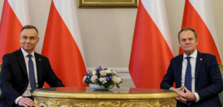 Trwa spotkanie prezydenta Dudy z Tuskiem