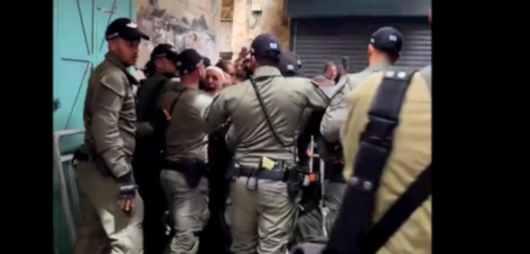 [WIDEO] Tak izraelska policja traktuje świętujących dziś Wielką Sobotę prawosławnych
