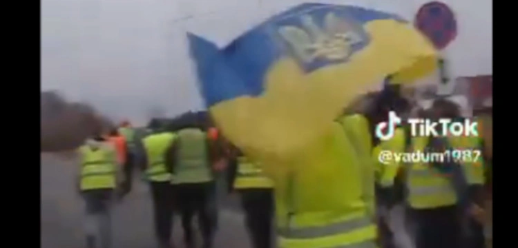 [WIDEO] „Smert Lachom!”. Szokujące okrzyki protestujących Ukraińców