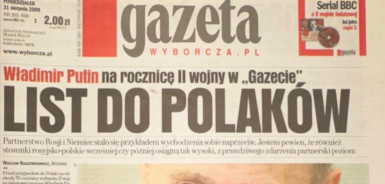 Autor dokumentu „Reset”: Gazeta Wyborcza jest gazetą prorosyjską
