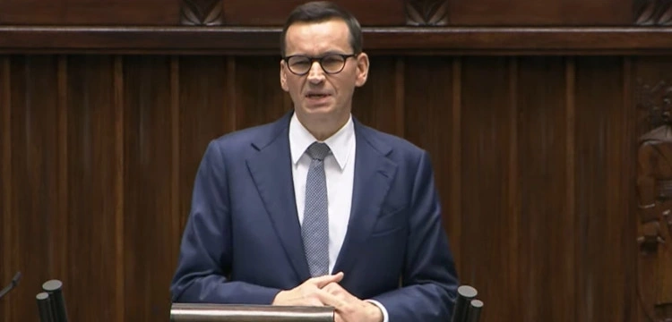 Morawiecki: Dopiero kataklizm zmusił Tuska do rezygnacji ze ścigania i upadlania urzędników mojego gabinetu