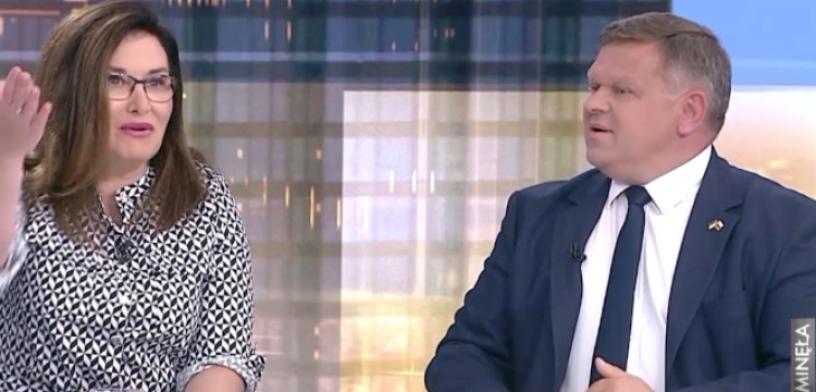 „Jest pani agresywna”. „Czuję się osaczony jako mężczyzna”. Ostre starcie polityków w TVP