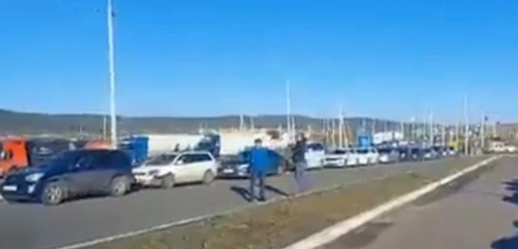 [WIDEO] Rosjanie uciekają przed mobilizacją już nawet do Mongolii
