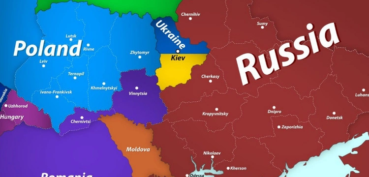 Były prezydent Rosji publikuje mapę rozbioru Ukrainy