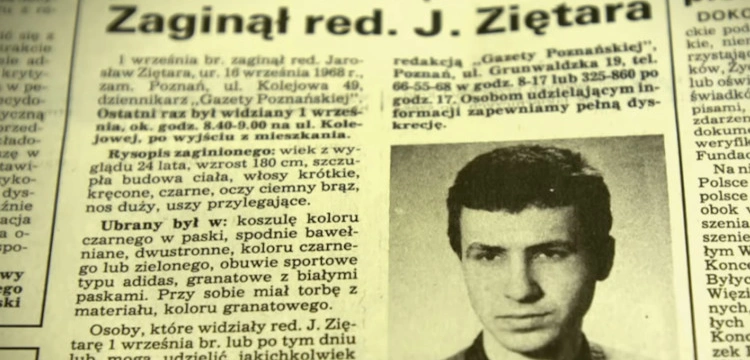 „Wpadł na temat, który go zabił”. 30 lat temu zaginął poznański dziennikarz Jarosław Ziętara