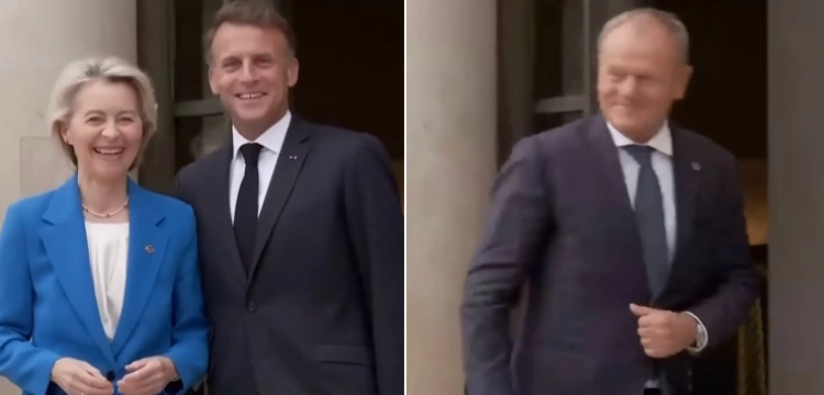 Macron osobiście przywitał wszystkich przywódców z wyjątkiem… polskiego premiera