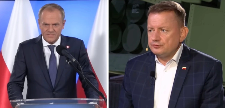 Szef MON: Manipulując, Tusk próbuje destabilizować sytuację w kraju