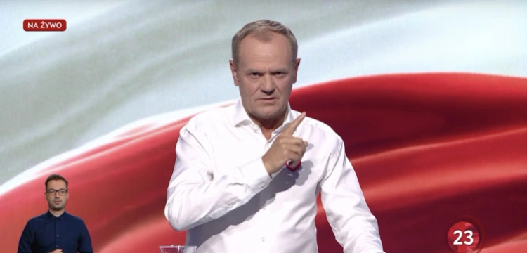 Debata TVP. Publicysta Onetu: Tusk przegrał sam ze sobą