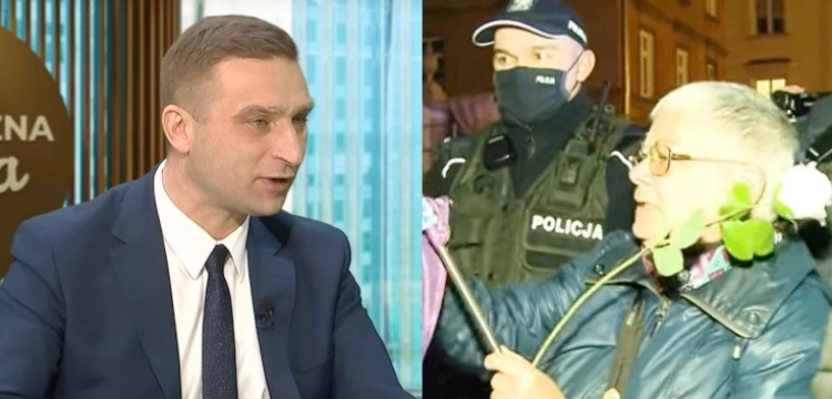Bąkiewicz skazany za to, że dwu nieustalonych mężczyzn wyprowadziło z kościoła babcie Kasię