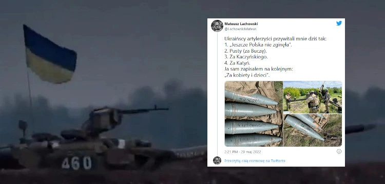 „Za Buczę… za Kaczyńskiego… za Katyń”. W stronę Rosjan lecą pociski z dedykacją