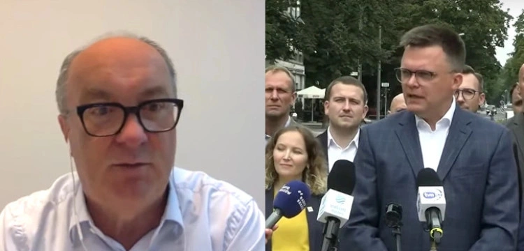 Hołownia o Czarzastym: Dał się ponieść gorącemu pragnieniu