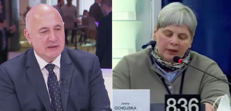 Brudziński w PE do Ochojskiej: To okazja, żeby w pas pokłonić się polskim strażnikom