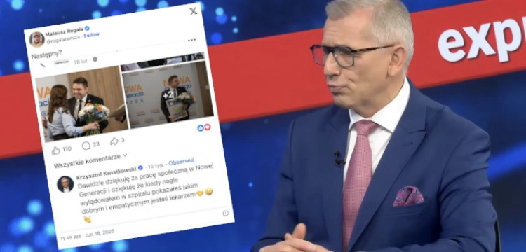 „Nagle wylądowałem w szpitalu…”. Senator Kwiatkowski dziękował Kacprzykowi za pomoc