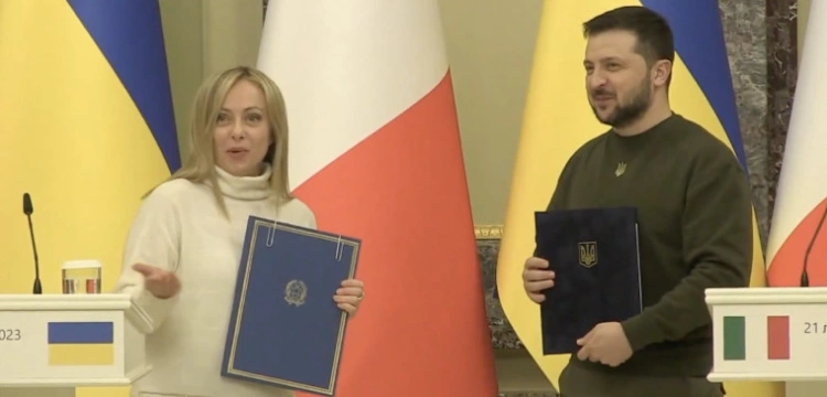 Giorgia Meloni w Kijowie: Włochy nie zamierzają się wahać