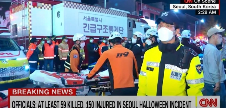 Koszmarny Halloween w Seulu - nie żyje 59 osób, ponad 150 rannych [Wideo]