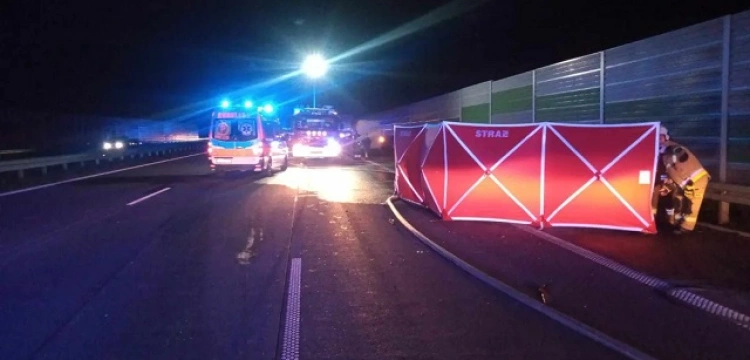 Łódzkie. Tragiczna śmierć rodziny w płonącym samochodzie na A1 [Wideo]