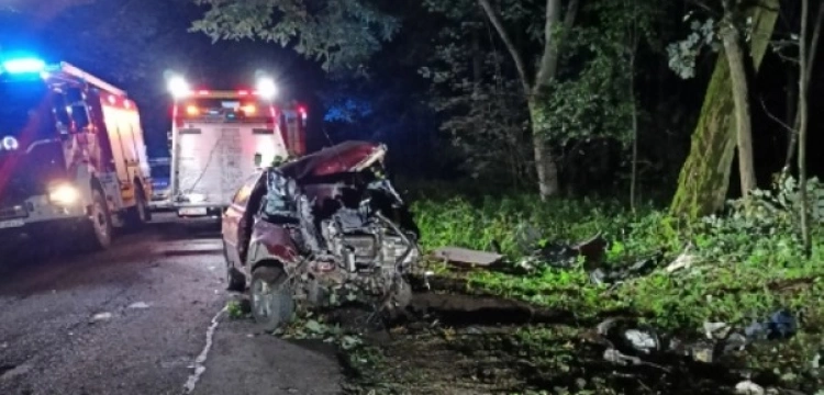 Śmiertelny finał ucieczki motocyklisty i jego pasażera